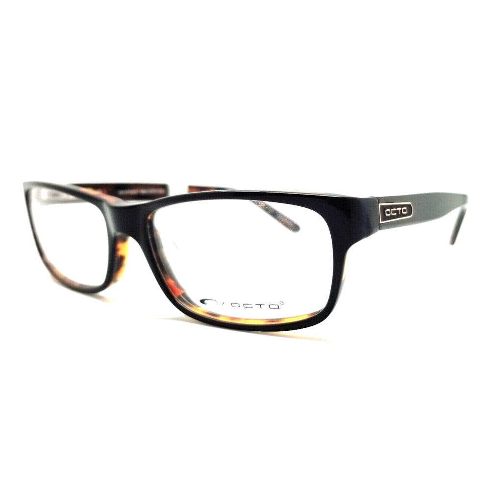 OCTO WHIPSAW D49 BLACK TORTOISE RX EYEGLASSES FRAMES 55-16